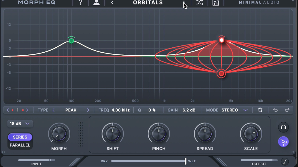 Minimal Audio Morph EQ